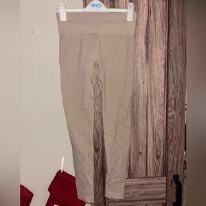 Aurola High-Waisted Tan Leggings